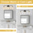 3 - Light Dimmable Vanity Light With Tulip Glass Shade-1435313216