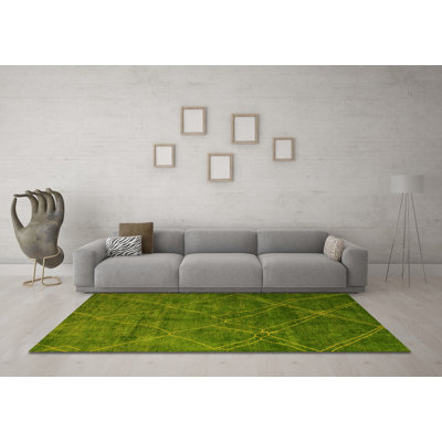 Kysha Washable Abstract Indoor Rug