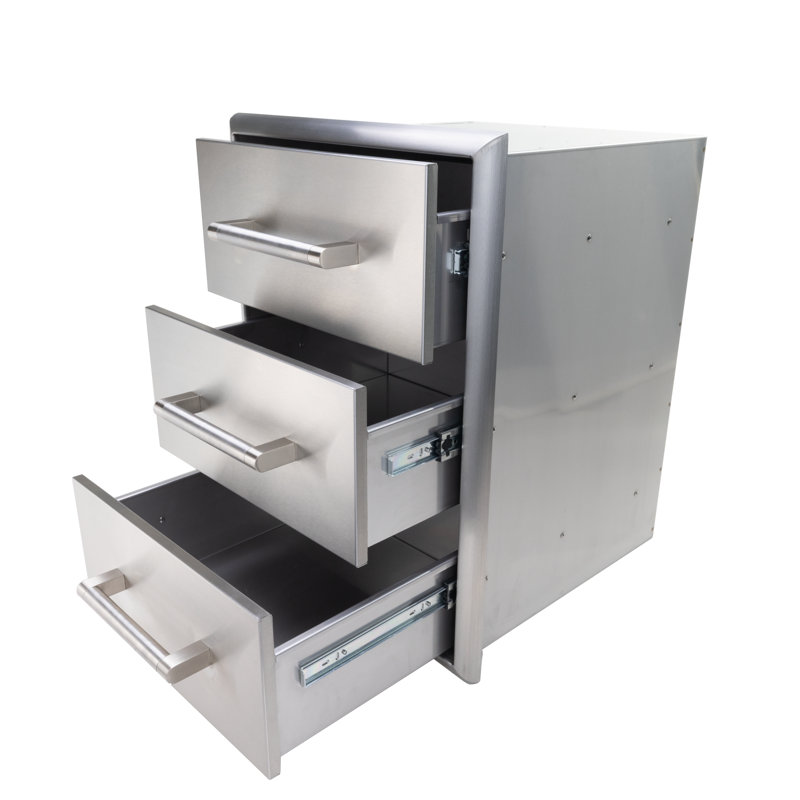 Coyote Outdoor 18" Three Drawer Cabinet