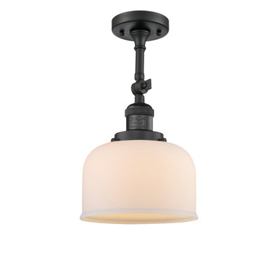 Plafonnier simple semi-encastré 8 lumières Handley