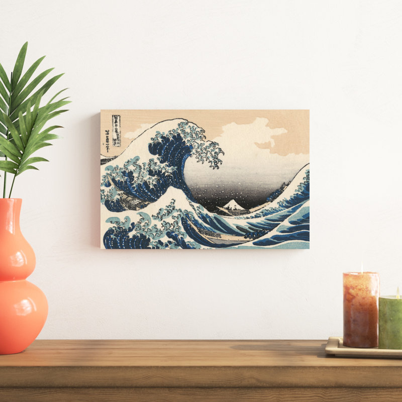 Iconic Japon V, H 12 po x l 18 po x P 1,25 po