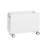 KidSpace White Toy Chest with Wheels