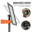 Pedestal Sign Holder with Metal Base