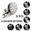 6 Spray Patterns Shower Head And Handheld - Brass, Wall Mounted, 1.8 Gpm, Brushed Nickel, Corrosion Scratch With Discoloration Nickel
