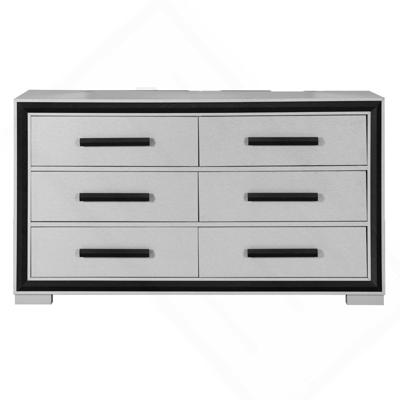 DRESSER NOIR GRIS ADELAIDE