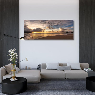 ArtDirect Shoemaker, Andrew Gallery Wrapped Canvas Art Titled: Be The Change