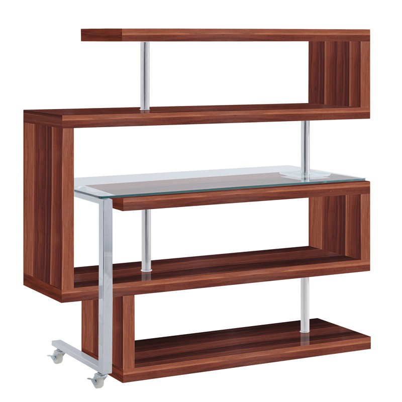 Bureau en L en verre Jovia, Papier