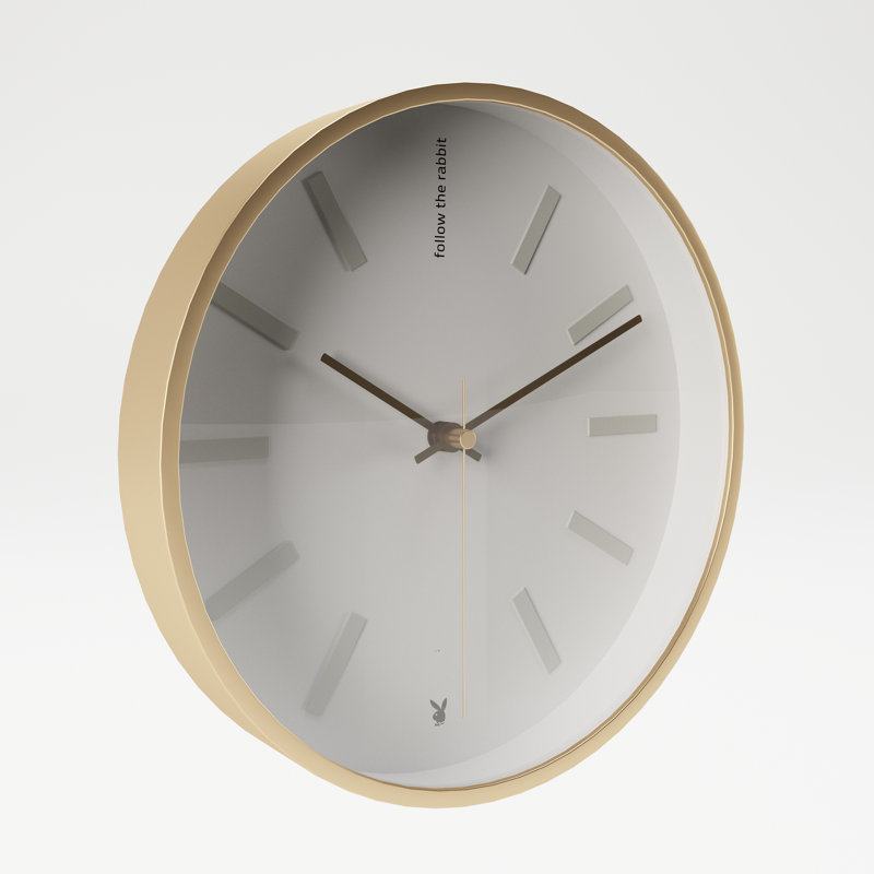 Heather Metal Wall Clock