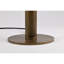 Lampe de table en verre nervuré
