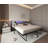 Twin Daybed With Rgb Led Lights & Charging Station, Height Adjustable Day Bed Frame With Trundle, Versatile Metal Sofa Bed Frame For Bedroom, Living Room, Guest Room, Black