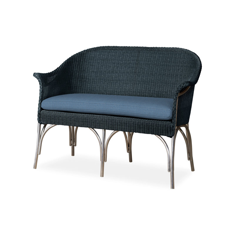 All Seasons Outdoor 2 - Seat, White, Bamboo Bay Sky