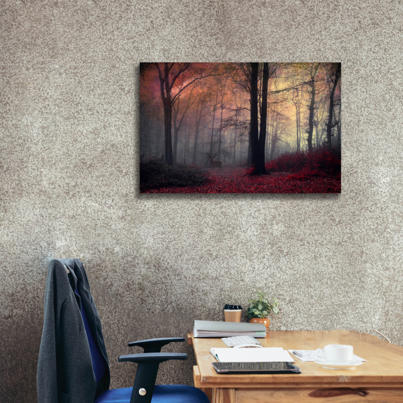 «Forest Dream» par Dirk Wustenhagen, art mural sur toile, H 26 po x l 40 po x P 1,5 po
