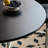 French vintage round dining table