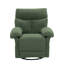 Fauteuil inclinable, pivotant, moderne et rembourré avec tissu texturé pour salon et chambre de bébé-134385163