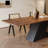 Durable Retro Design Rectangular Large Table-978848756