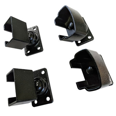 ModVue Hammered Black Aluminum Pivot Bracket Kit