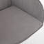 Fauteuil de bureau ergonomique en velours gris