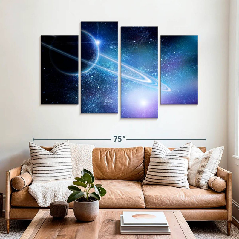 Oberle Ringed Saturn, 42" H x 68" W