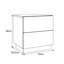 Varonique 2 Drawer Bedside Table