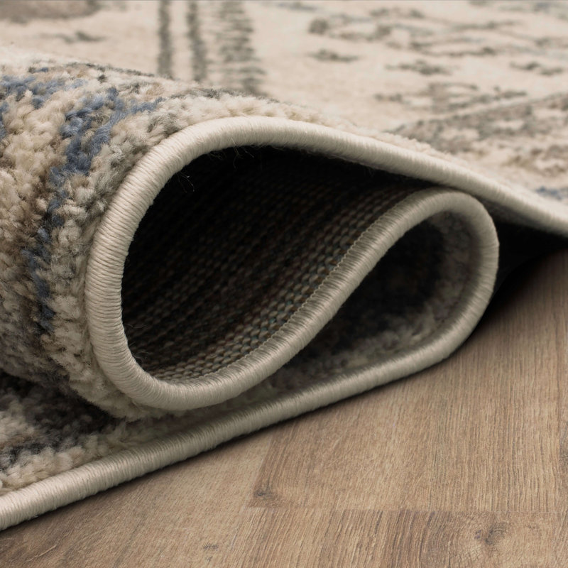 Tapis gris Edwin, Rectangle 7 pi 10 po x 10 pi