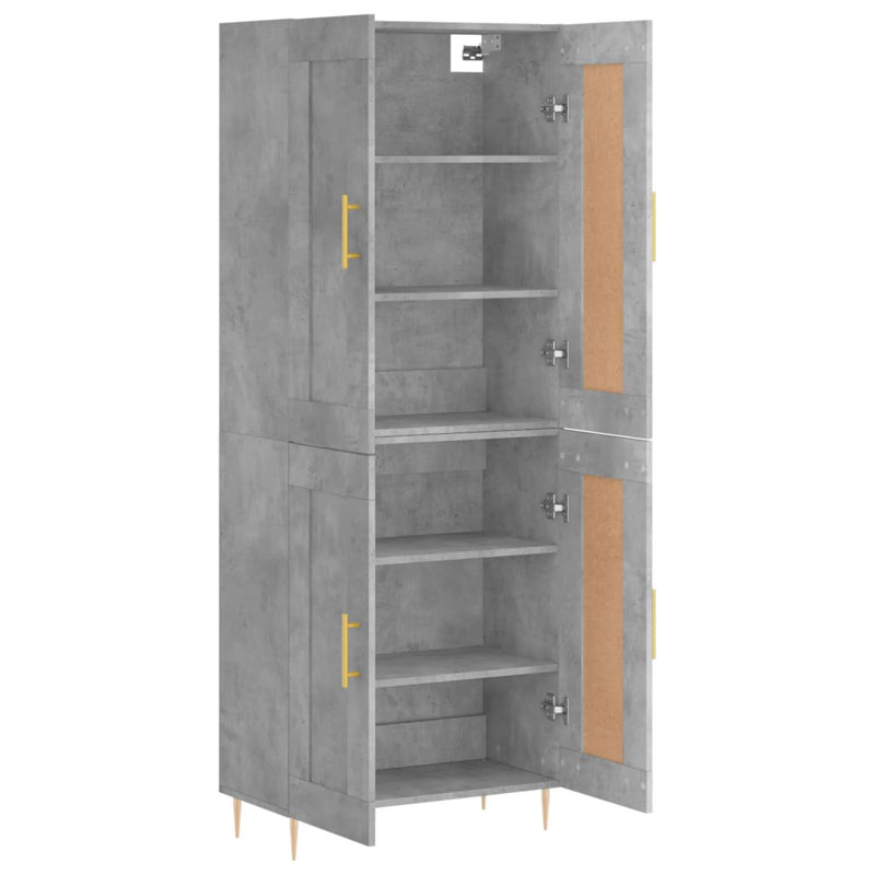 Rimbert 69.5cm Sideboard, Concrete Grey