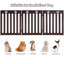 Lizbeth Wood Free Standing Pet Gate-122978171