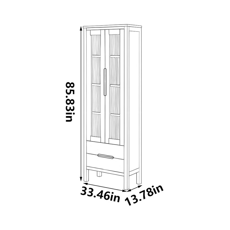 Modern simple large capacity storage bookcase