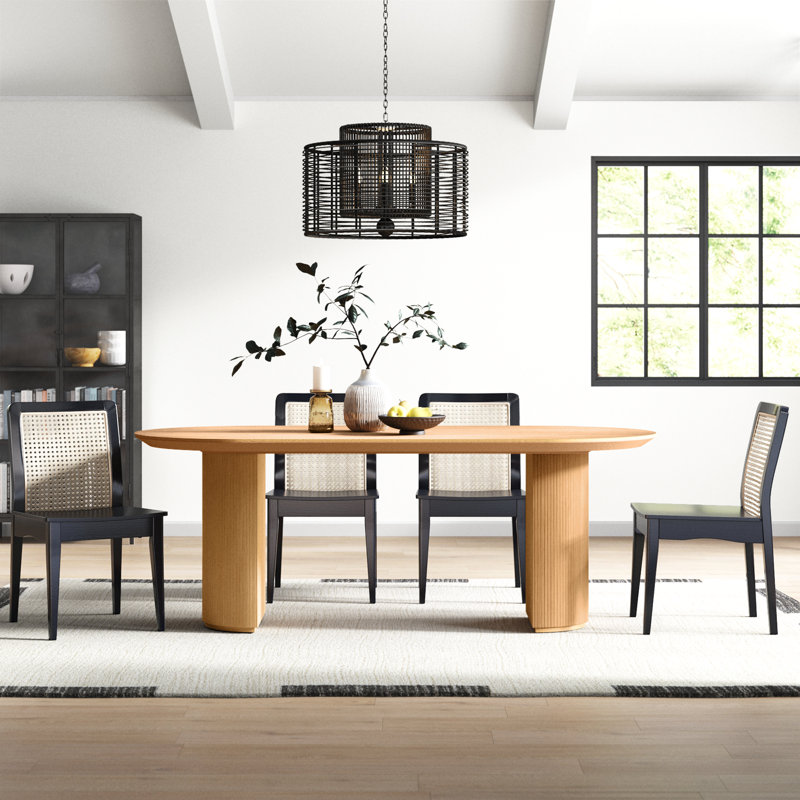 Abberton Beech Oval Dining Table, Natural