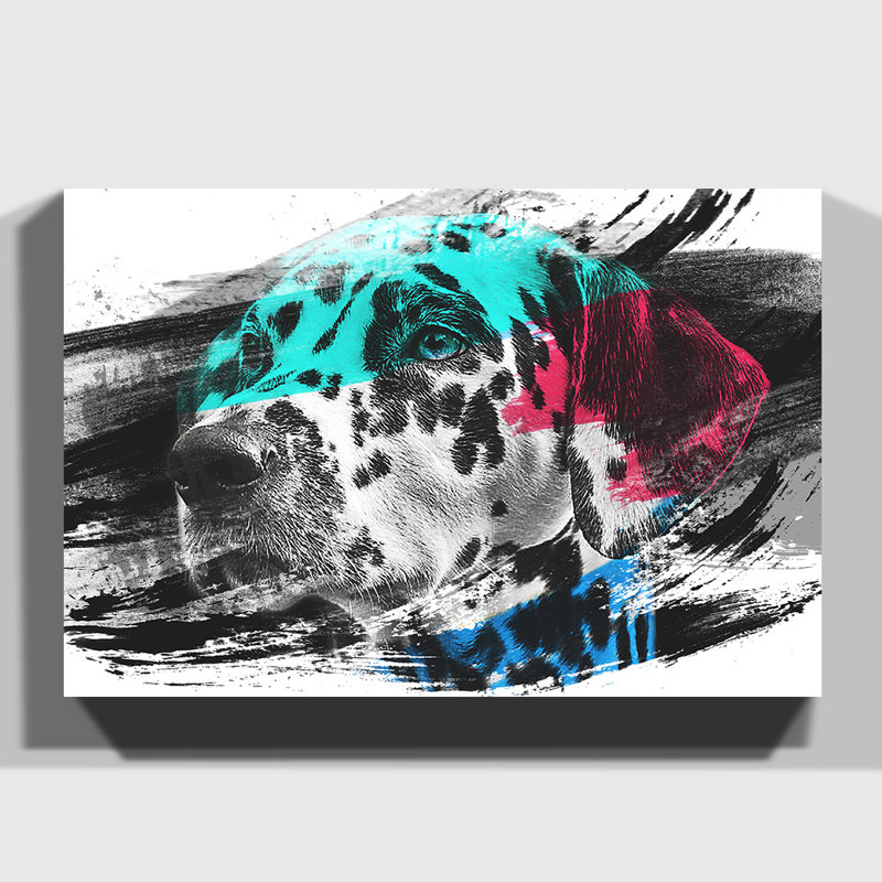 Dalmatian Dog - Wrapped Canvas, 70cm H x 100cm W