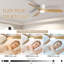 Ventilateur de plafond encastré à 3 pales 52 pouces avec lumière, télécommande / APP Shandi Modern Smart, blanc, adapté à toute pièce-1817163707