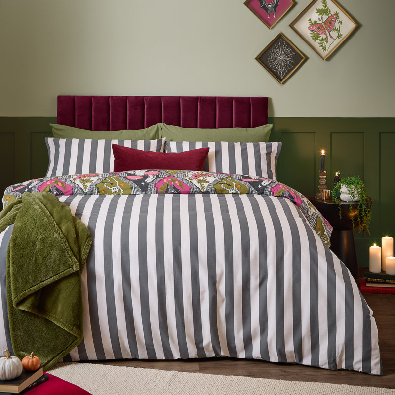 Hallowquin Geometric Shapes Duvet Cover Set, King Duvet Cover + 2 Pillowcases