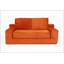 Canapé-lit confortable à assise profonde, petit canapé en velours côtelé moderne pour le salon et la chambre à coucher, coussins réversibles avec coussins, aucun assemblage requis-2140387740