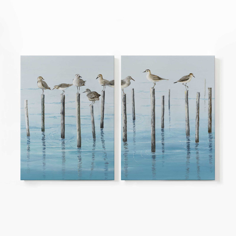 Noonday Escapade | Impression sur toile 2 panneaux, H 48 po x l 72 po