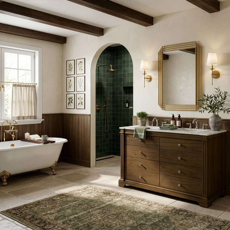 Uptown Rectangular Wall Mirrored