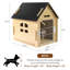 Niche pour chien en bois-1374085658