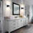 Acton Modern Rechargeable Wall Sconces, Black, 3000K, Motion Sensor, Rectangle Shape, 12W LED