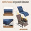 Chaise berçante inclinable avec dossier et repose-pieds Arcturus-364302593-364302594