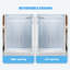 Fully Frameless Hinge Shower Door, SGCC Tempered Glass, Stainless Steel Accessories-139574915-138409594