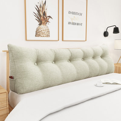 Sit-up Back Comfort Triangular Bed Rest Wedge Headboard Reading Pillow Compression