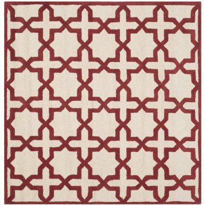 Cannen Hand Tufted Wool Geometric Rug
