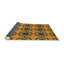 Tapis jaune/vert à motifs-1022824499