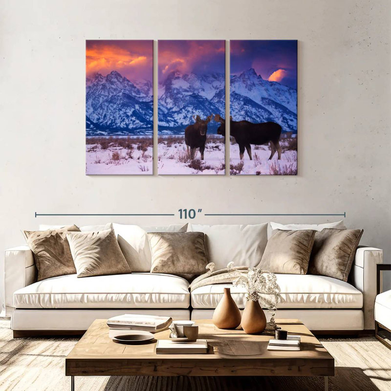 Brampt Moose Tandem, 48" H x 74" W
