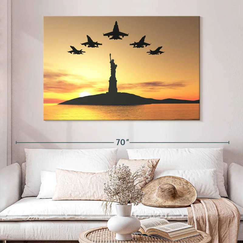 Mait NYC Air Force, 34" H x 51" W
