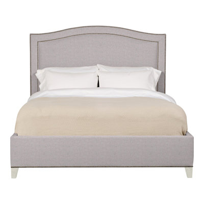 Caroline/Casey Queen Upholstered Low Profile Panel Bed