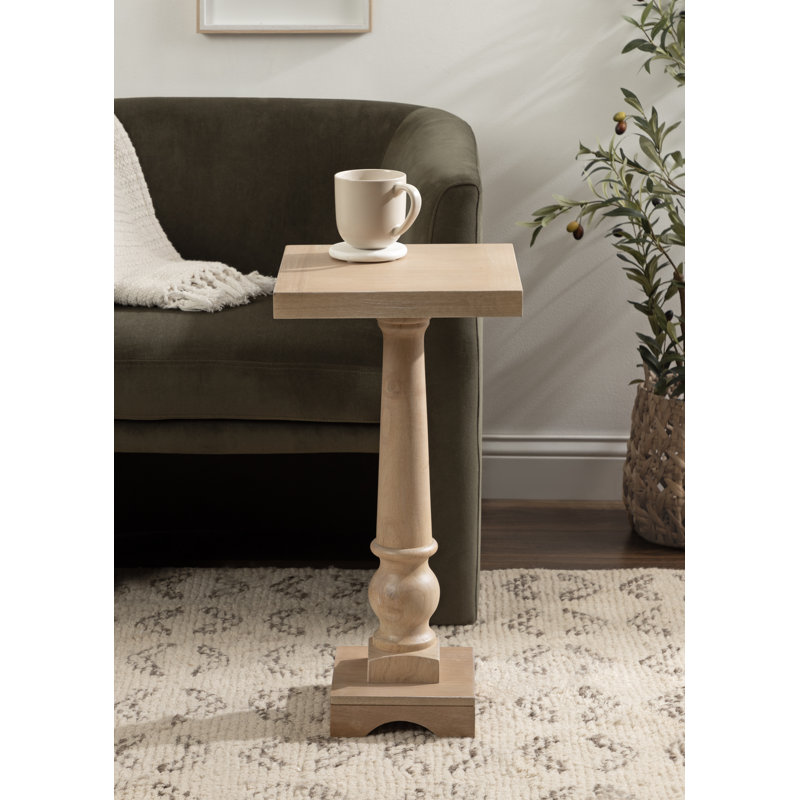 Table guéridon Butterfield, Beige