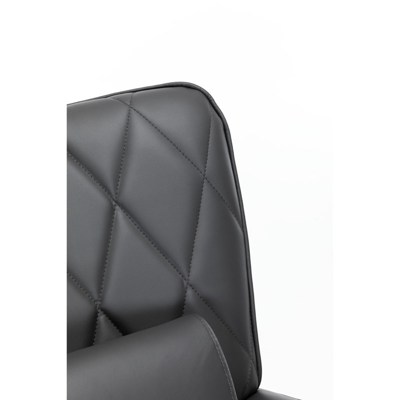 Chaise berçante pour chambre de bébé, base stable - Gris confortable et confortable avec soutien lombaire