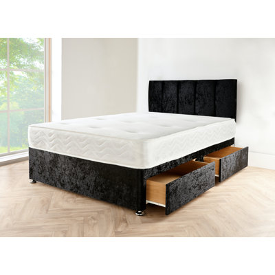 Aare Upholstered Bed with Mattress