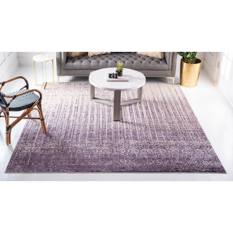 Elsmere Abstract Indoor Rug, Square 7'10" x 7'10"