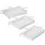 Wood Nesting 3 Piece Serving Tray Set