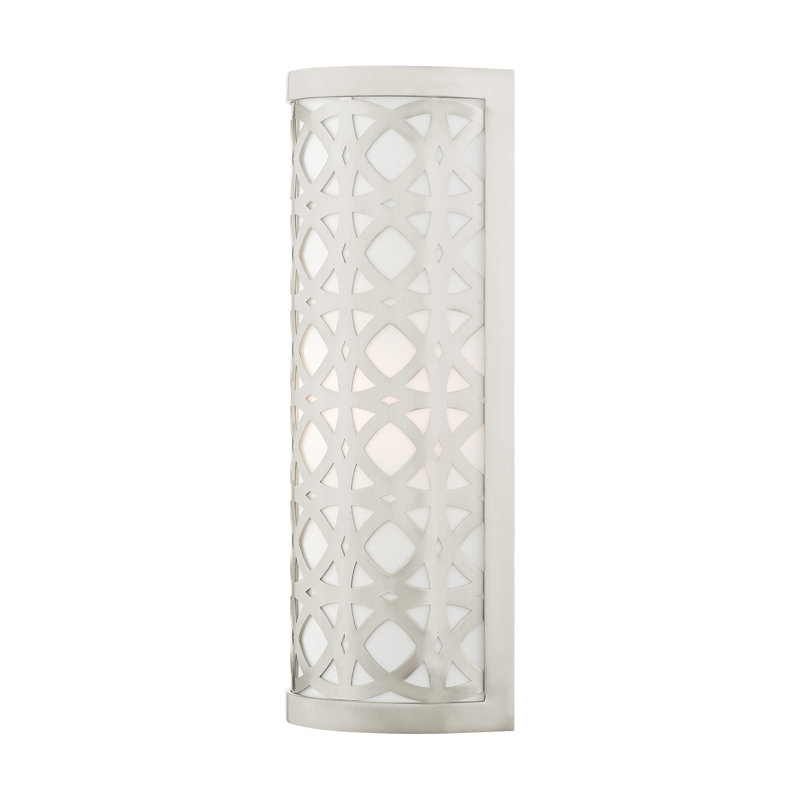 Eraman Flush Mounted Sconce, Brushed Nickel
